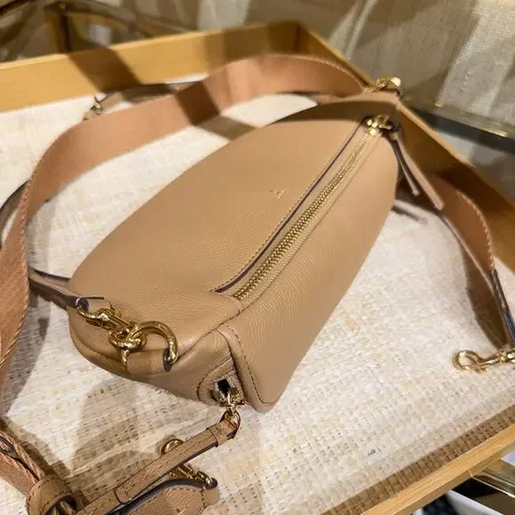 Tory Burch Thea Belt Bag 165917 Pebbled Leather - Picture 3 of 12